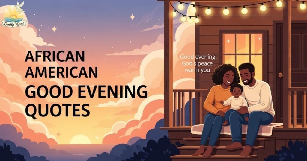 African American Good Evening Quotes