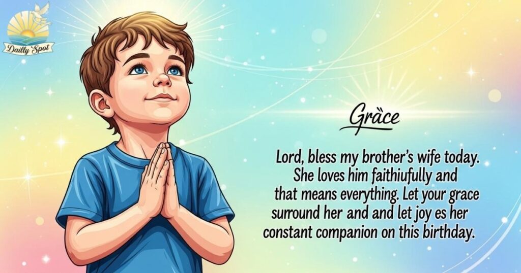 Birthday Prayer for My Brother Wife