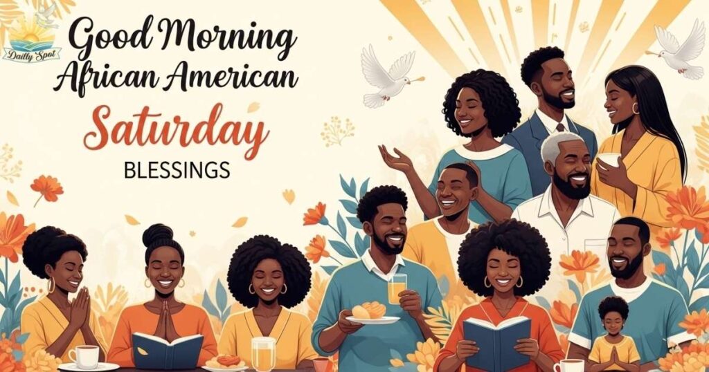 Good Morning African American Saturday Blessings