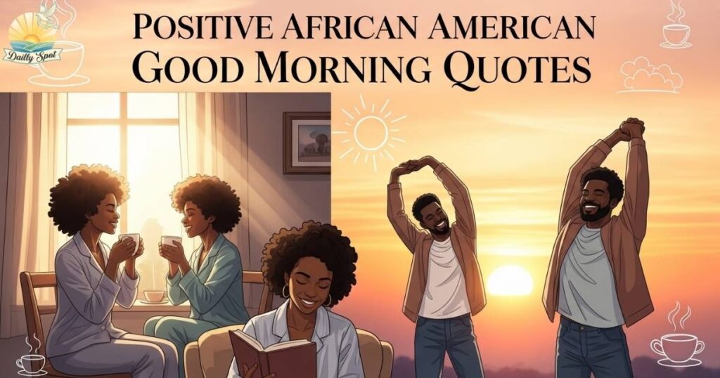 Positive African American Good Morning Quotes