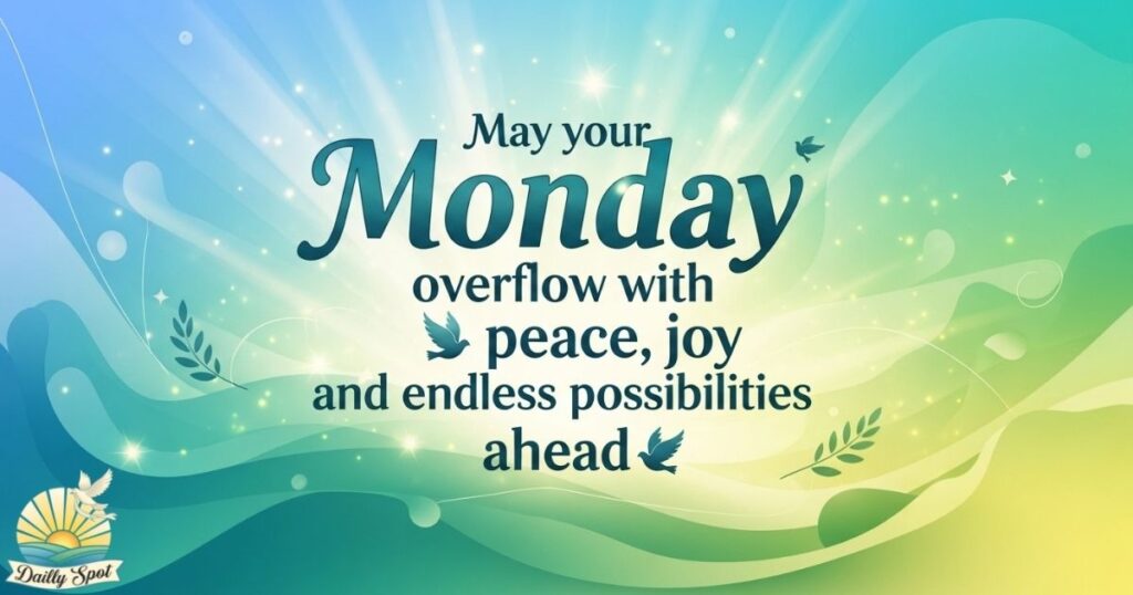 Positive Monday Blessings