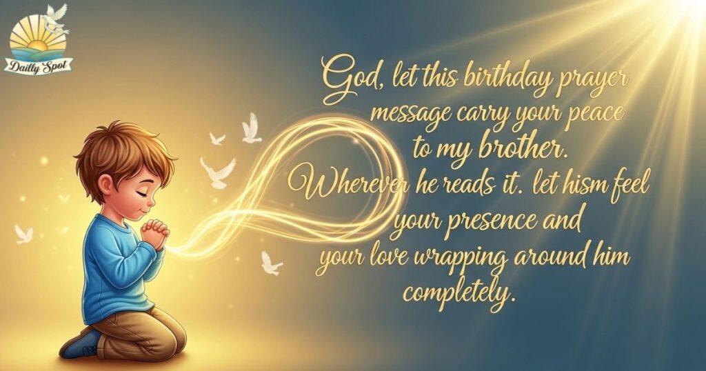 Prayer Message for My Brother