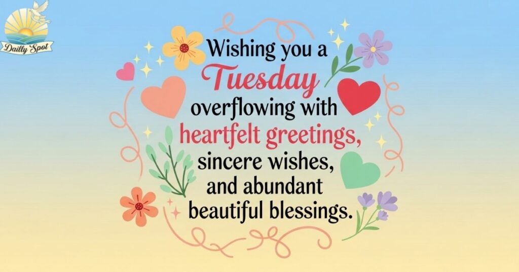 Tuesday Blessings Wishes