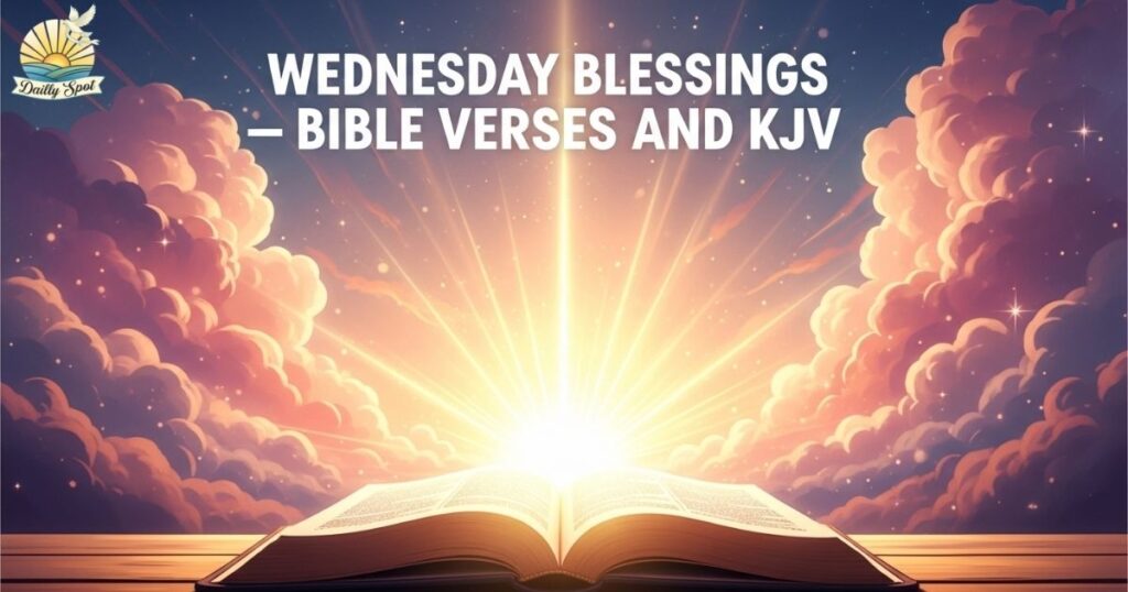 Wednesday Blessings Bible Verses and KJV