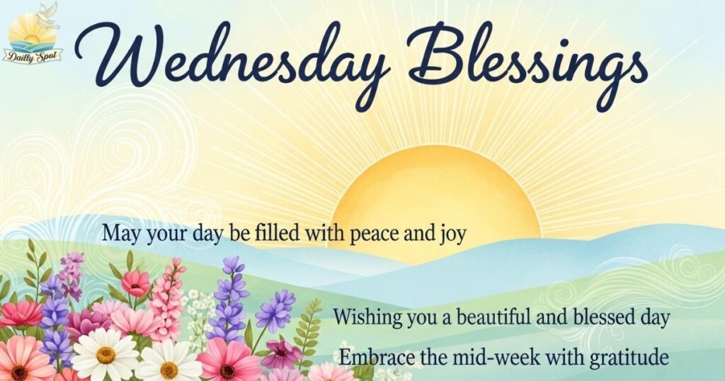 Wednesday Blessings Image Card and Captions
