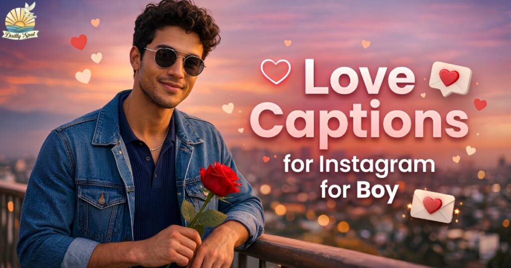Love Captions for Instagram for Boy