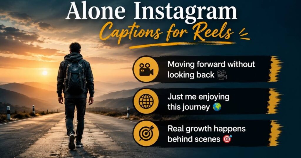 Alone Instagram Captions for Reels