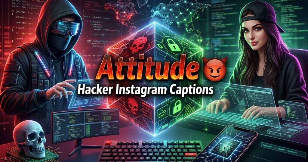 Attitude Hacker Instagram Captions