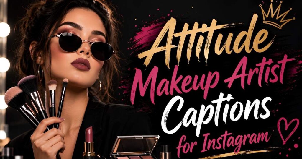 Attitude Makeup Artist Captions for Instagram