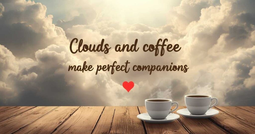 Cloud Captions for Cozy Food Moments