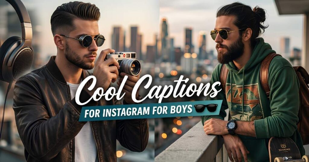 Cool Captions for Instagram for Boys