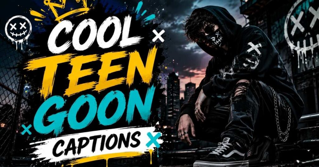 Cool Teen Goon Captions for Instagram
