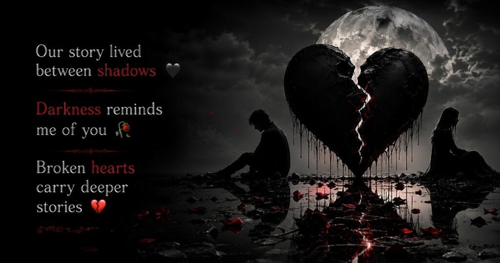 Dark Love Captions