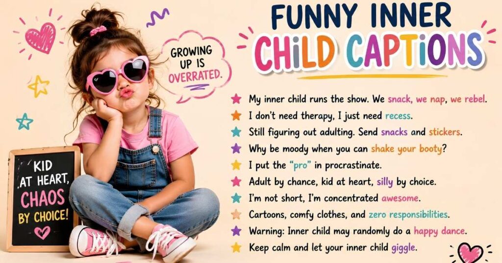 Funny Inner Child Captions