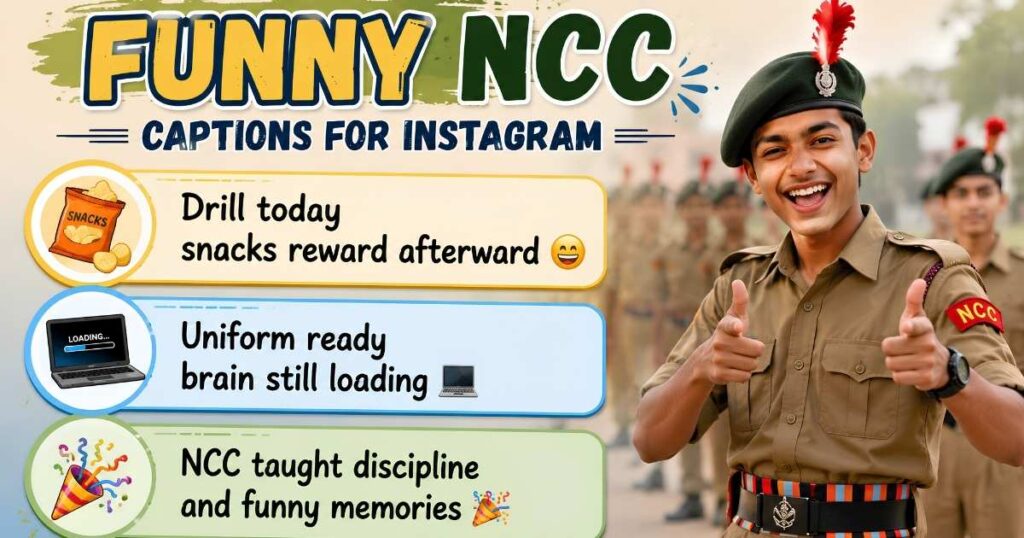 Funny NCC Captions for Instagram