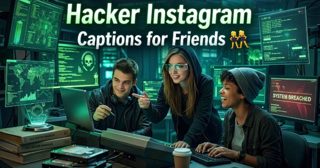 Hacker Instagram Captions for Friends
