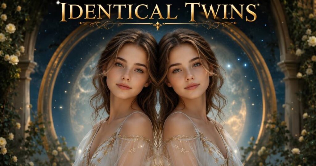 Identical Twin Captions