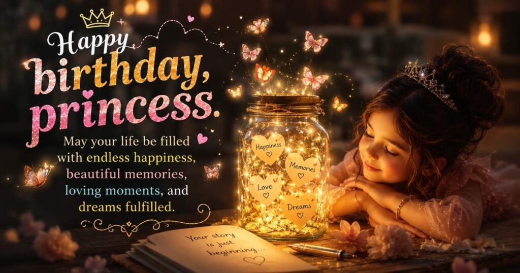 Longer Heartfelt Happy Birthday Wishes for Princess