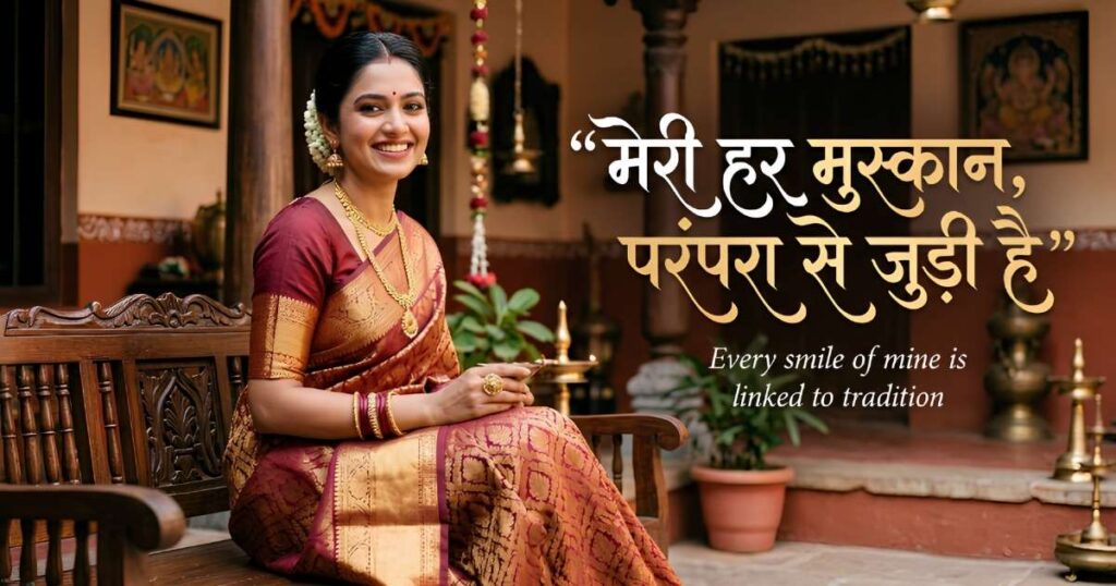 Traditional Saree Quotes In Hindi