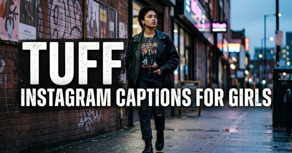 Tuff Instagram Captions for Girls