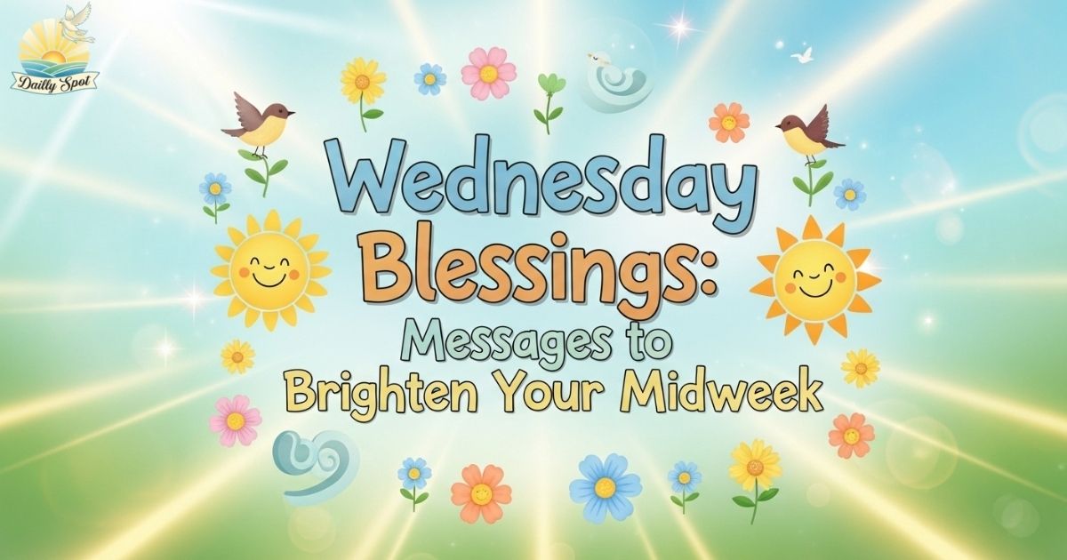 320+ Wednesday Blessings: Messages to Brighten Your Midweek
