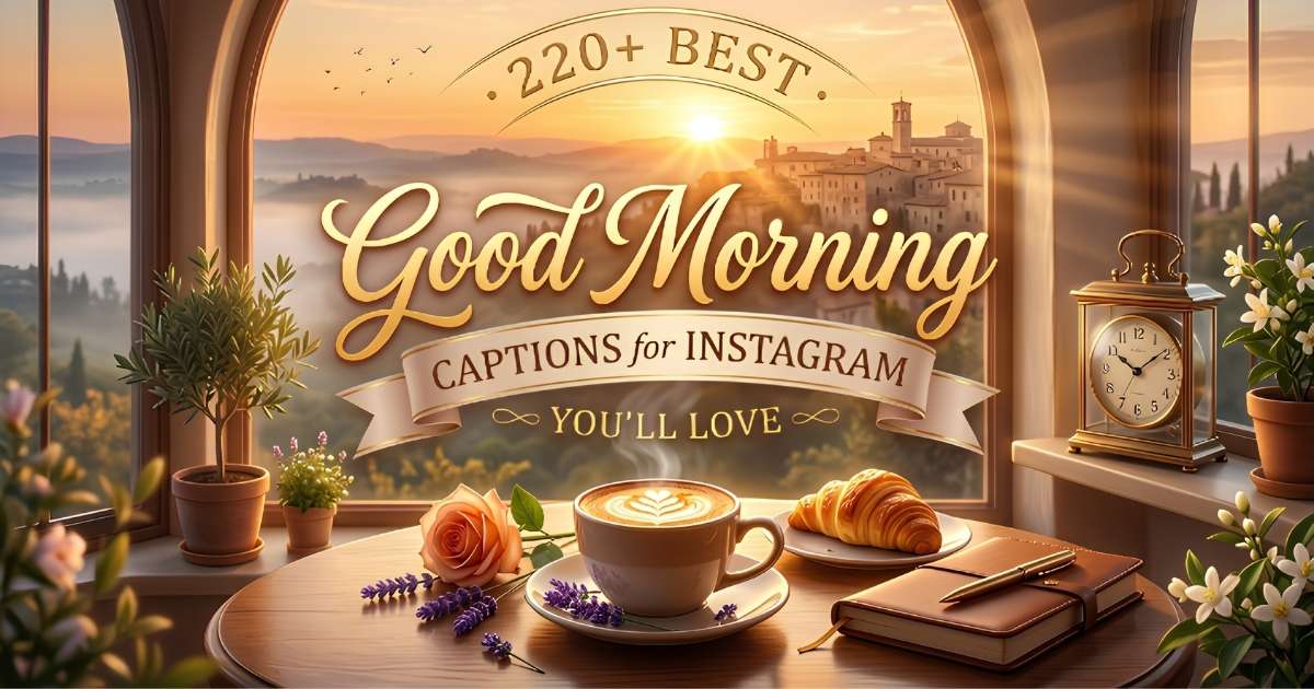 220+ Best Good Morning Captions for Instagram You’ll Love