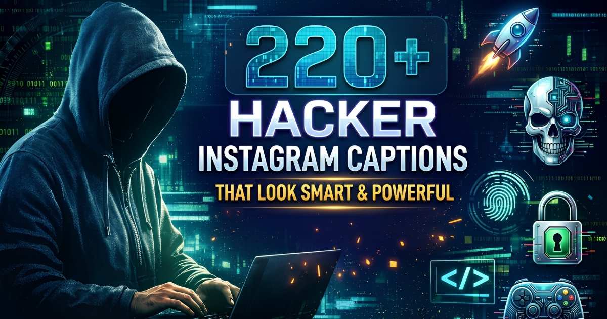 220+ Hacker Instagram Captions That Look Smart & Powerful