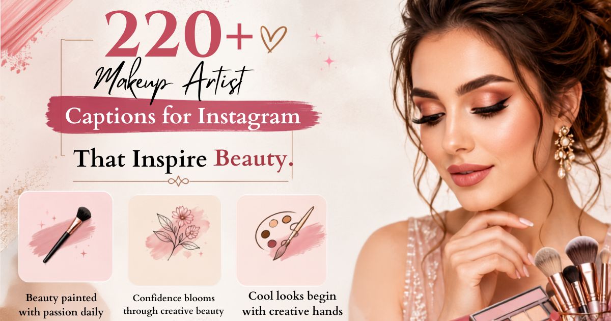220+ Makeup Artist Captions for Instagram That Inspire Beauty